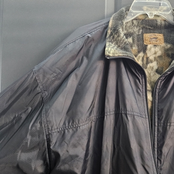 Duxbak Reversible Jacket Men's Large Camo Fleece Anorak Coat Gorpcore - Picture 4 of 13